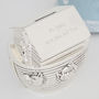 Personalised Silver Plated Noah's Ark Money Box, thumbnail 1 of 6