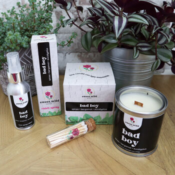 Gift Box Scented Candle Bad Boy, 2 of 3