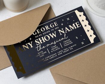 Personalised Theatre Gift Voucher, 3 of 9