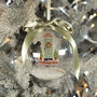 Front Door New Home Snowy Acrylic Christmas Tree Bauble, thumbnail 1 of 7