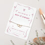 Pink Will You Be My Bridesmaid Bridal Proposal Bracelet, thumbnail 2 of 5