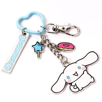 Hello Kitty Cinnamoroll Keyring With Charms, 5 of 5