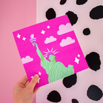Statue Of Liberty New York City Pop Art Print, 2 of 3