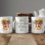 Personalised Boxer Autumn Dog Walk Keepsake Gift Mug, thumbnail 2 of 2