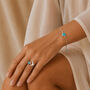 Turquoise Bracelet In Sterling Silver, thumbnail 2 of 3