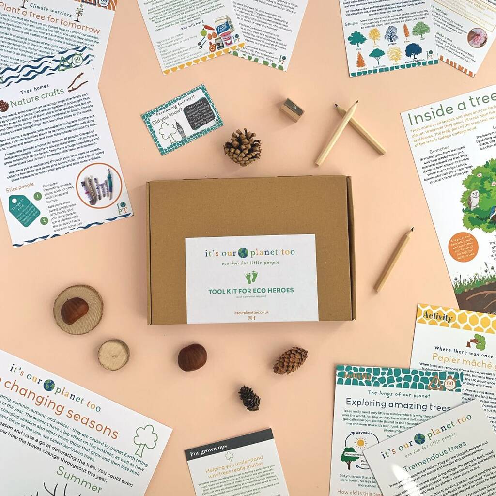 Children's Eco Activity Box Tremendous Trees By It's Our Too
