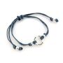 Love And Peace Sterling Silver Friendship Bracelet, thumbnail 7 of 10