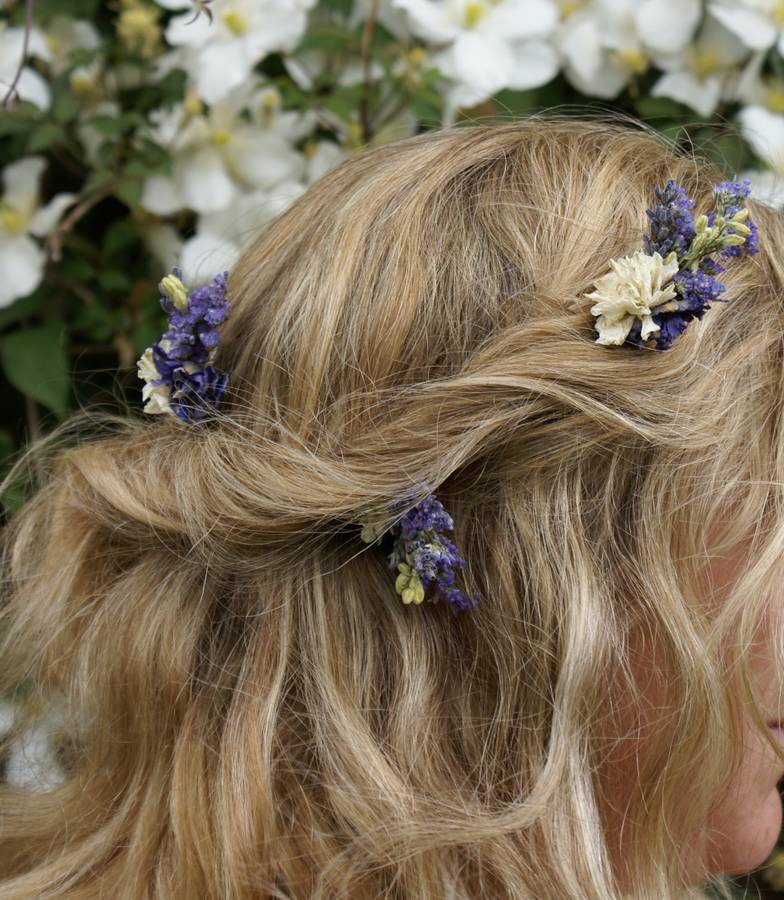 flower grips for hair