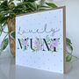 'Lovely Mum' Birthday Card, thumbnail 2 of 2