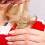 Arsenal Football Club Gold Finish Crest Necklace, thumbnail 3 of 9