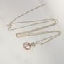 Pink Pearl Pendant With 6mm Stud Set, thumbnail 7 of 11