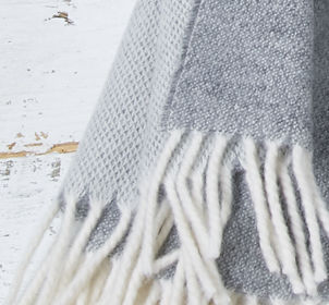 Giant Blanket Scarf / Pashmina Grey Merino Collection, 4 of 5