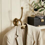 Antique Style Gold Wall Mounted Valet Hook, thumbnail 1 of 7