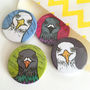 Angry Birds Seagull And Pigeon Badge Set, thumbnail 1 of 3