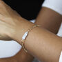 Long Irregular Keishi Pearl Gold Filled Bracelet, thumbnail 1 of 8