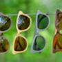 Orleans Natural Bamboo Sunglasses With Amber Lens, thumbnail 5 of 9