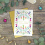 Pack Of Geo Merry Gold Foil Christmas Cards, thumbnail 8 of 10