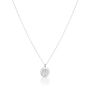 Triple Fingerprint Round Pendant Necklace, thumbnail 3 of 5