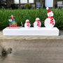 Personalised Christmas Snowman Decoration, thumbnail 2 of 3