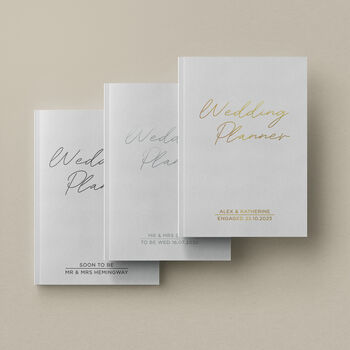 Personalised Minimalist Wedding Planner, 11 of 12