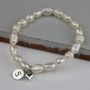 Personalised Children's Pearl And Heart Bracelet, thumbnail 5 of 9