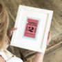 Personalised 'Ticket To Marriage' Print, thumbnail 1 of 8