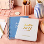 Personalised Hello 2026 Weekly Diary, thumbnail 1 of 10