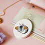 British Butterflies White Compact Mirror Gift, thumbnail 7 of 12