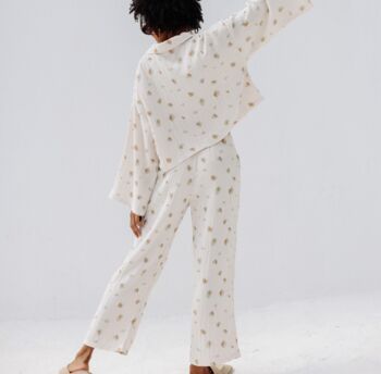 Leona Leopard Print Pyjamas, 10 of 10