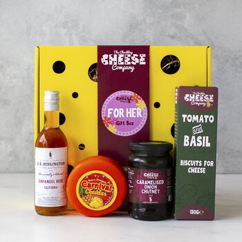 For Her Cheese And Wine Gift Box, 2 of 7