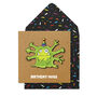 'Monster Hugs' Card For Him, For Halloween Birthdays, thumbnail 1 of 4