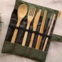 Northcore Bamboo Cutlery Set, thumbnail 1 of 5