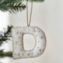 Alphabet Embroidered Felt Decoration, thumbnail 7 of 7