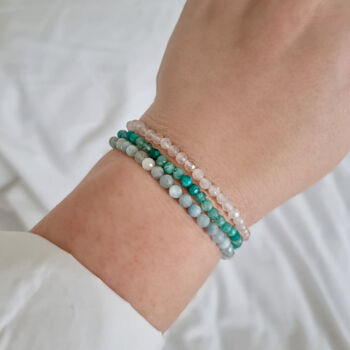 Aquamarine Bracelet A Gift For Joy, 2 of 4