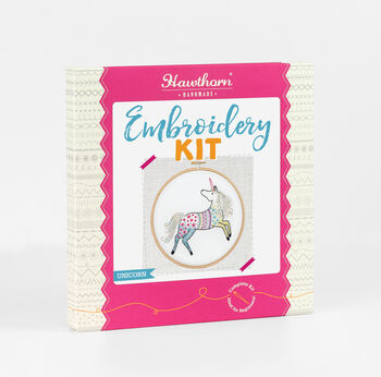 Unicorn Embroidery Kit, 2 of 6