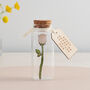 Miniature Flower Keepsake Bottle Teachers Gift, thumbnail 7 of 12