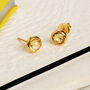Birthstone Studs In 18ct Gold Vermeil Plated, thumbnail 5 of 12