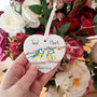 Personalised Blue Tit Valentine's Day Decoration, thumbnail 1 of 5