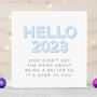 New Year Card Hello 2023, thumbnail 3 of 4