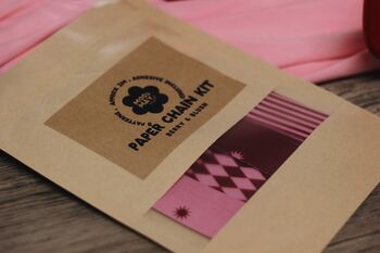 Berry And Blush | Paper Chain Kit, 2 of 12
