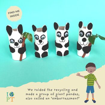 Children's Eco Activity Box: Gentle Giant Pandas, 7 of 12