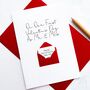 Personalised First Valentine's As Mr And Mrs Card, thumbnail 2 of 4