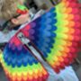 Rainbow Carnival Wings And Mask, thumbnail 2 of 3