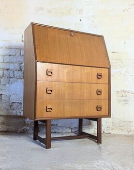 Mid Century Teak Bureau By Turnbridge, 5 of 5