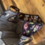 Block Print Quilted Tote Bag, Indian Print Handbag Pink, Black, thumbnail 10 of 10