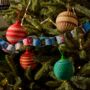 Green And Blue Christmas Baubles Pack Of Three, thumbnail 6 of 8