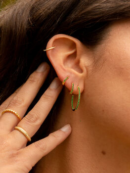 Ear Cuffs With Cubic Zirconia Stones, 2 of 4