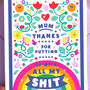 Happy Birthday Mum Funny Swearing Card, thumbnail 2 of 5