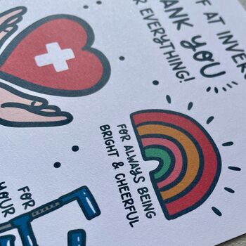 Heartfelt Thank You Hospital Staff Card, 3 of 6