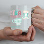 Personalised Four Tea Tea Mug 40th Birthday Gift, thumbnail 3 of 5
